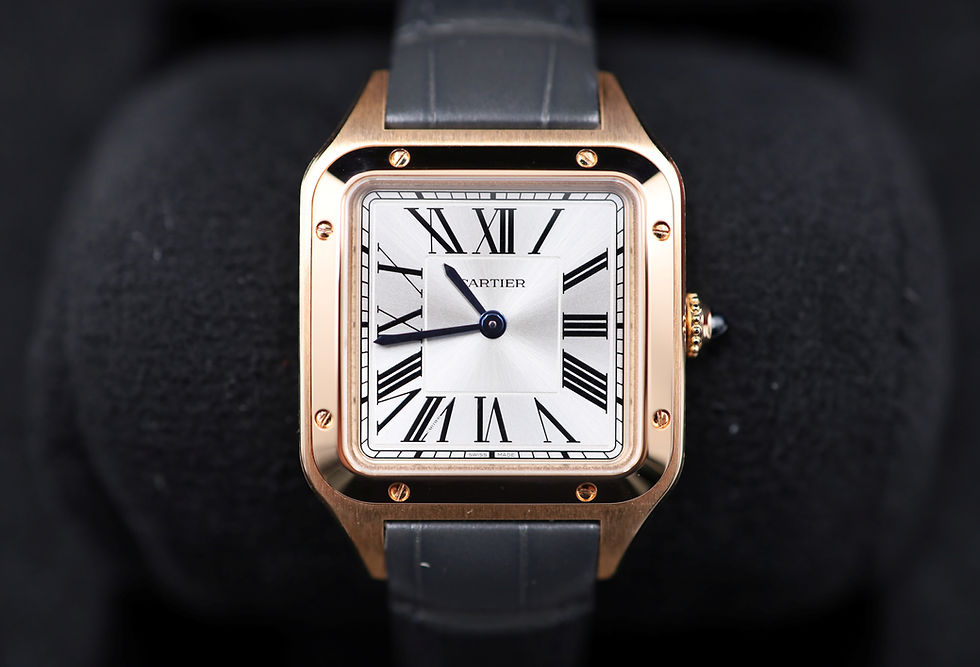 銀行振込決済専用【付属品完備】N(新品)カルティエ サントス デュモン SM WGSA0117 PG