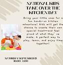 Bring your little ones for a fun hands-on kitchen adventure! Kids will get the chance to c