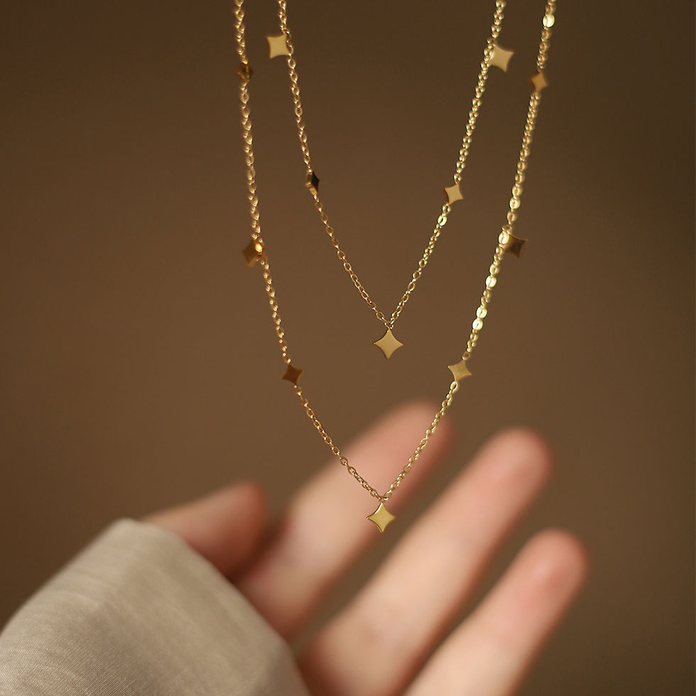 縮圖：little star necklace