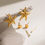 縮圖：seastar stud seashell stud ocean stud earrings stack of 3pairs