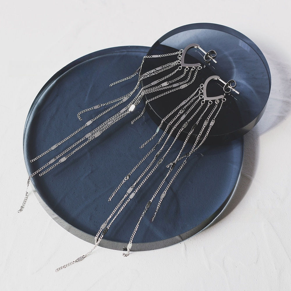 The Milky Way Fringe fall earrings