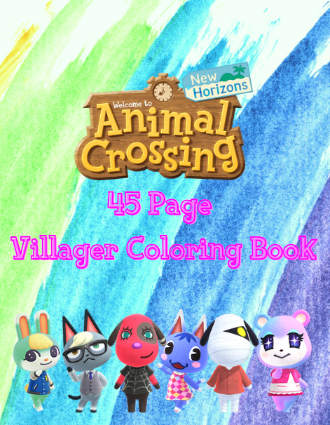 Animal Crossing Villager Coloring Book Pages | Nook's Cove