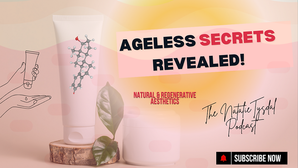 Graphic that says Ageless Secrets Revealed. 