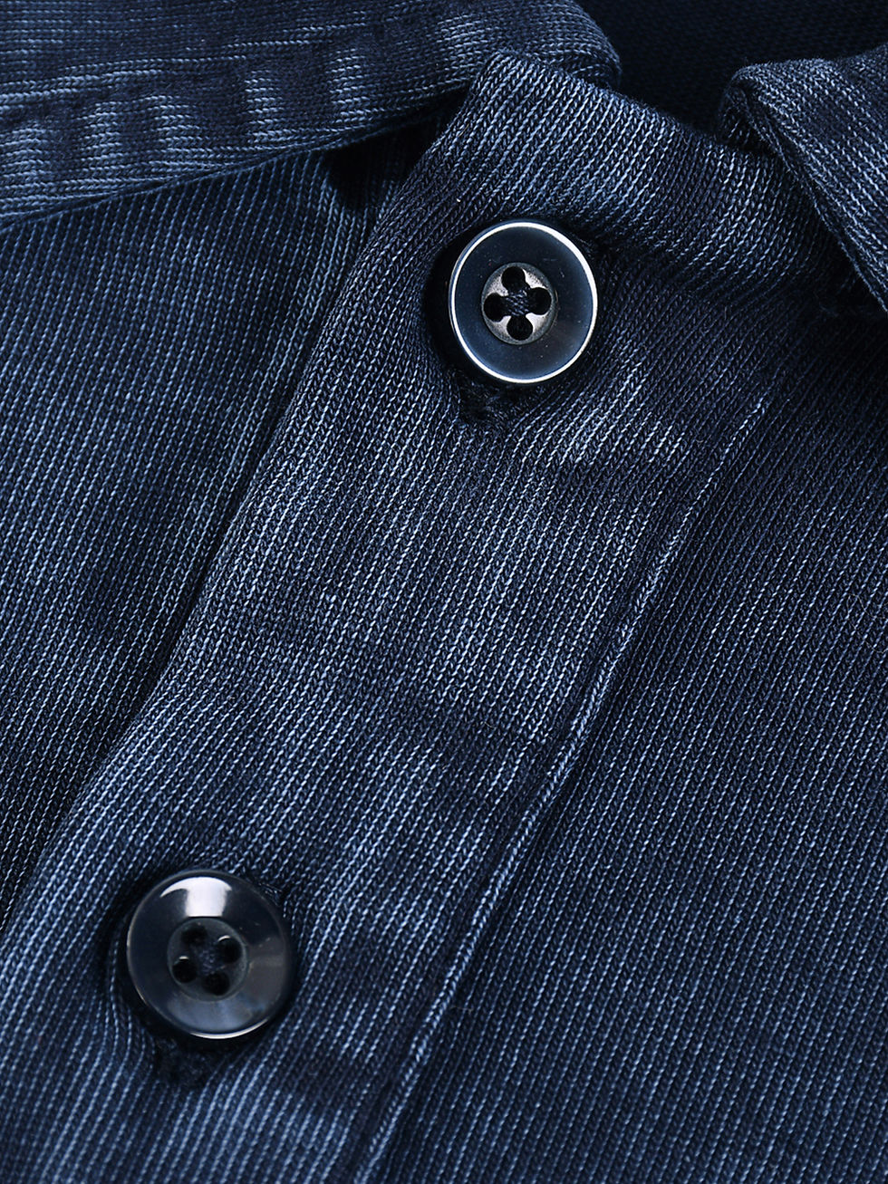 Thumbnail: Chimpa Heavyweight Snow-Washed Polo T-Shirt