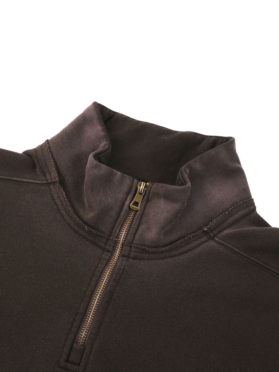 Thumbnail: Chimpa Sun Fade Raw Edge Quarter-Zip Sweatshirt
