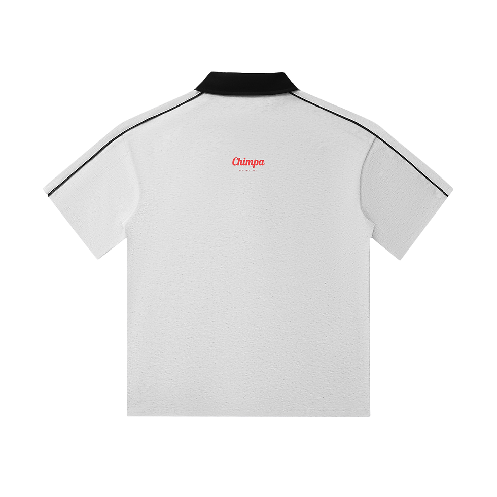 Thumbnail: Chimpa Contrast Collar Short-Sleeve Polo Shirt