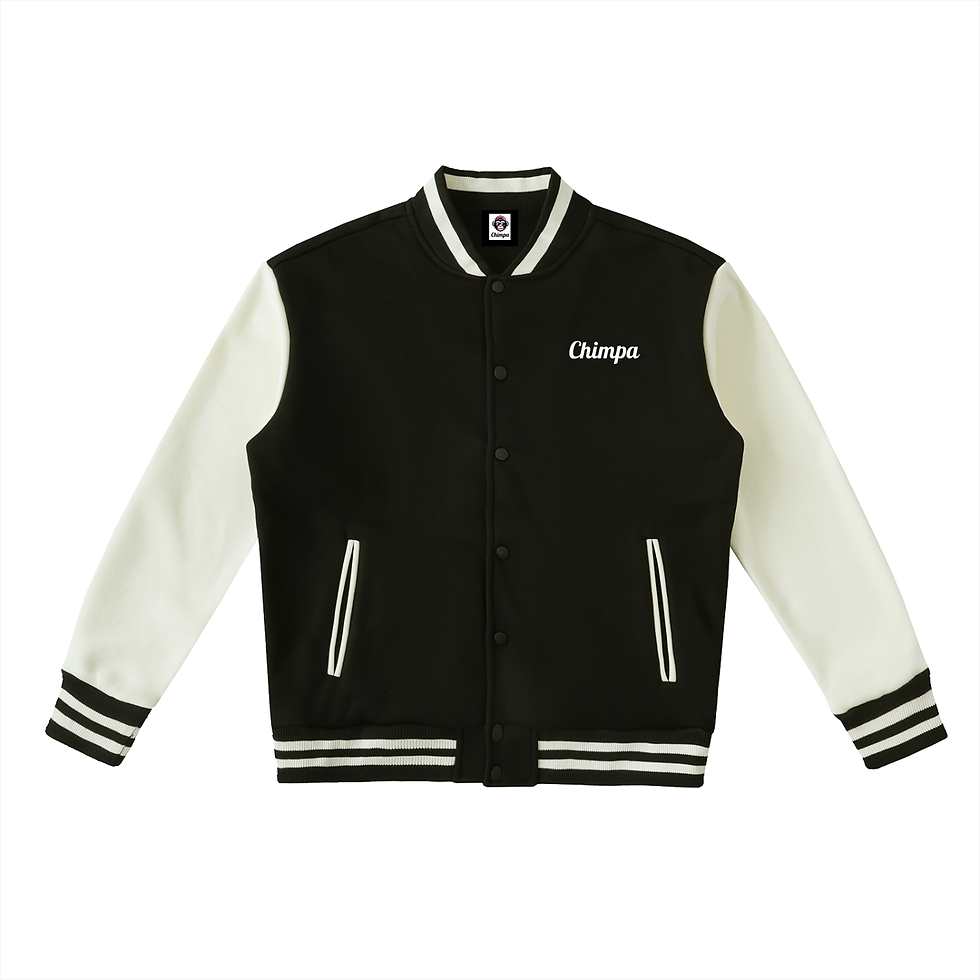 Chimpa Two-Tone Fleeced Varsity Jacket