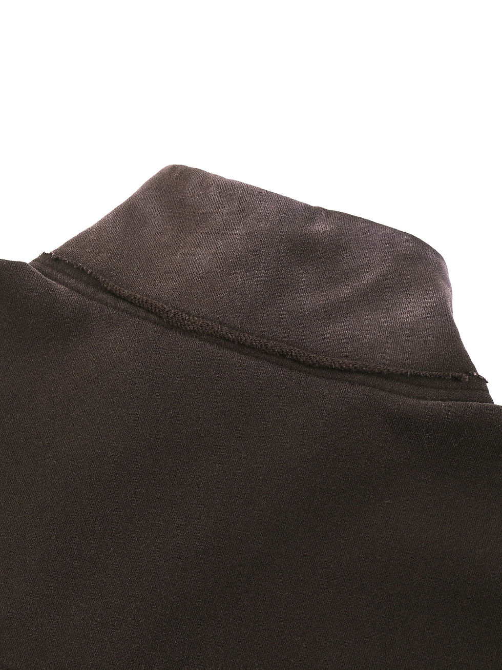 Thumbnail: Chimpa Sun Fade Raw Edge Quarter-Zip Sweatshirt