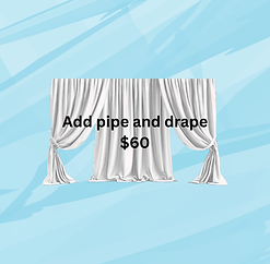 Pipe & Drape Add-On For Vendors
