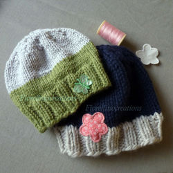 Bonnets2, pour Clémentine et Hanaé