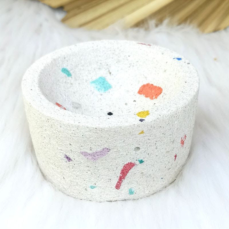 Miniatura: Porta Incenso Redondo - Incensário Cimento