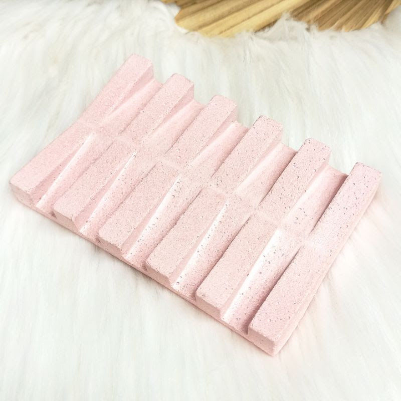 Miniatura: Saboneteira Cimento Dois Lados Escoamento - Porta Sabonete Cimento