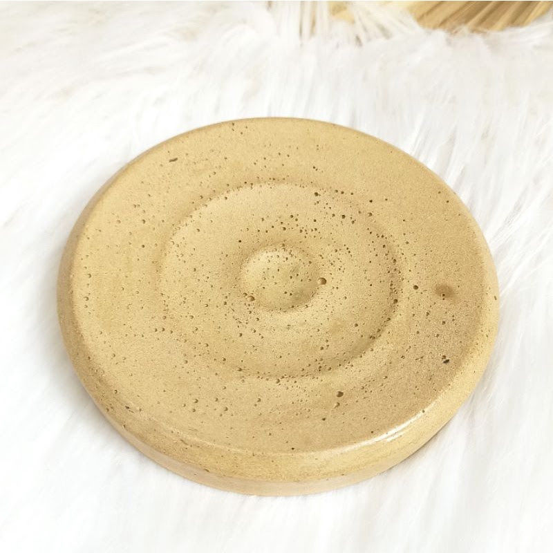 Miniatura: Saboneteira Cimento Redonda - Porta Sabonete Cimento