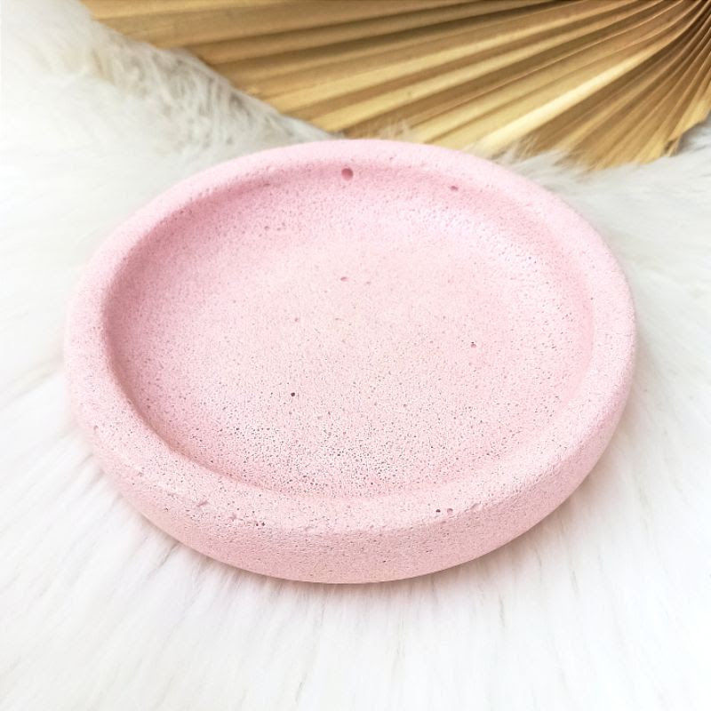 Miniatura: Prato de cimento, Porta Jóias Prato Multiuso