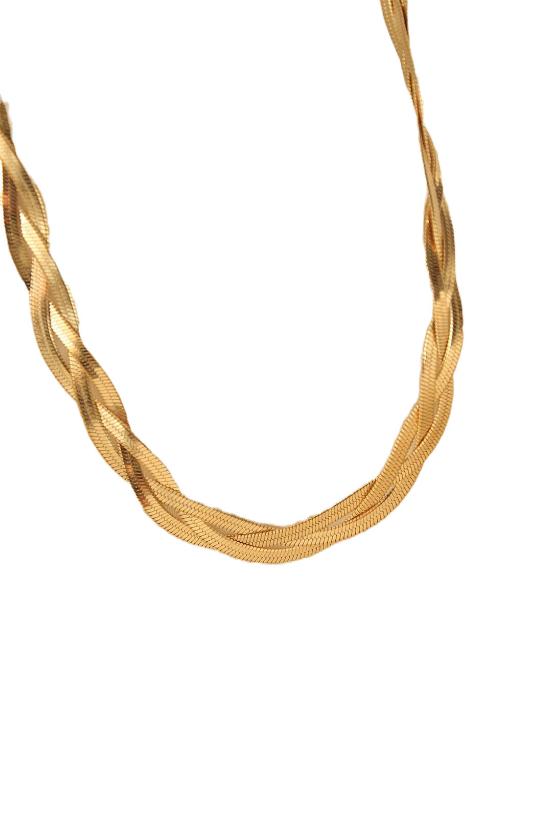 Gold Necklace Double