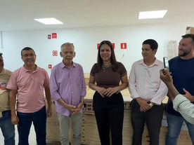 Prefeito Marcos Medrado visita obras da UPA na Bolívia e anuncia chegada de equipamentos