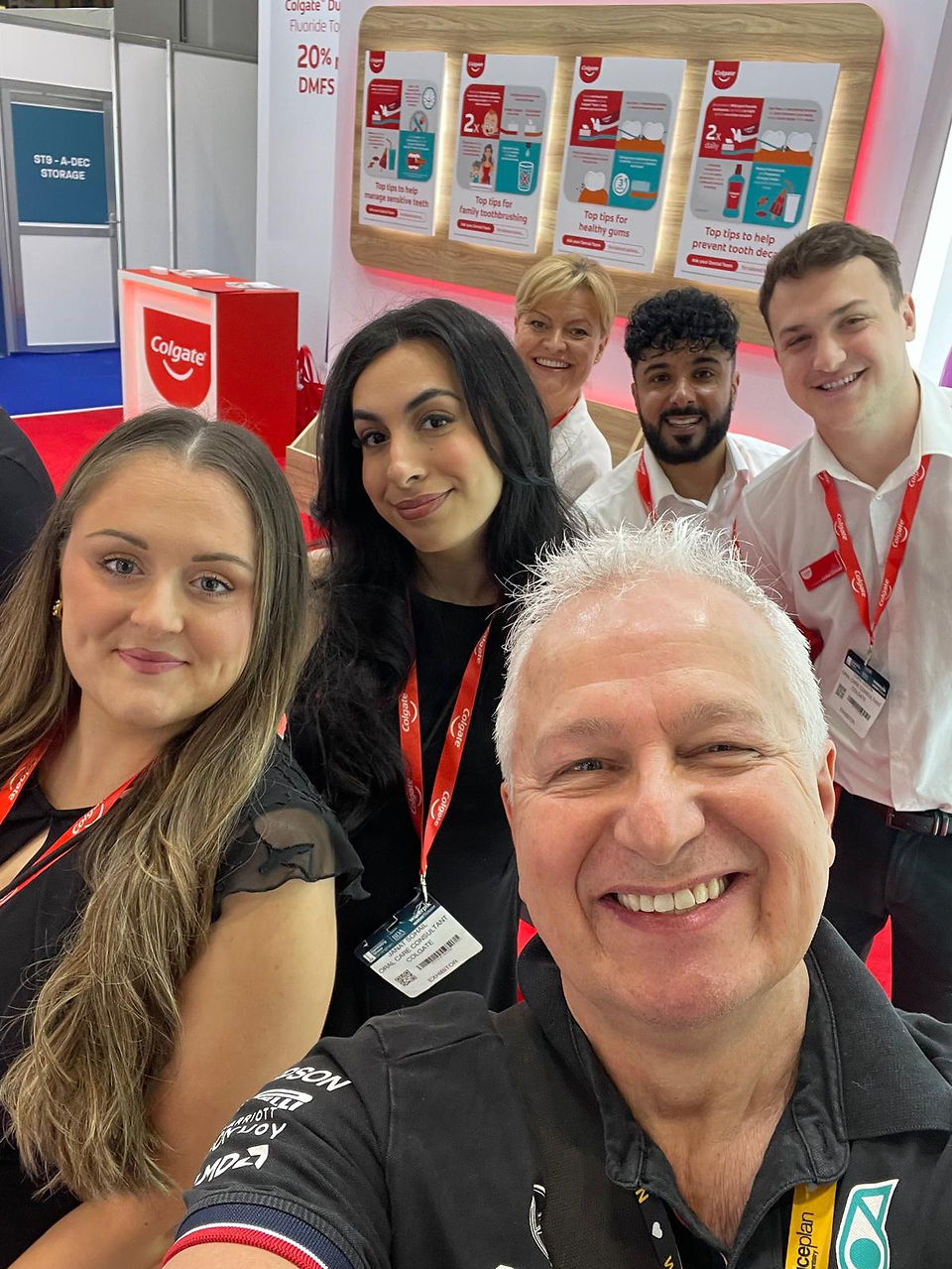 Paul meeting exhibitors at BDCDS