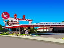 Bob's Big Boy Burbank
Digital Painting 48"x36"
