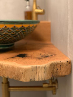 Waschtischplatte aus Eiche