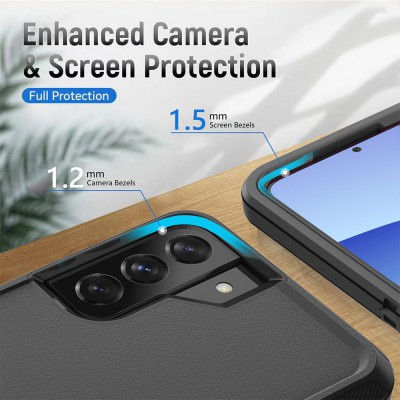 Thumbnail: Shockproof Robot Armor Hard Plastic Case with Belt Clip for Samsung Galaxy S22