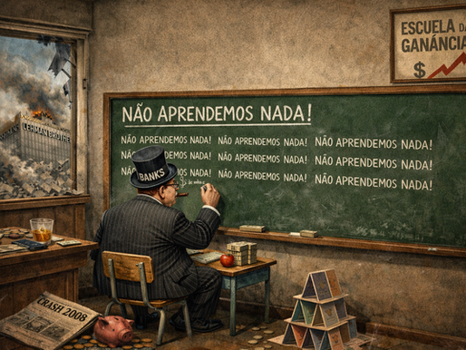 Os bancos não aprenderam nada com a crise de 2008