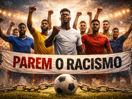 O racismo no futebol e na vida cotidiana.