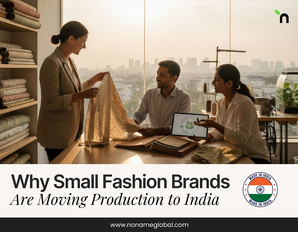 Why Small Fashion Brands Are Moving Production to India