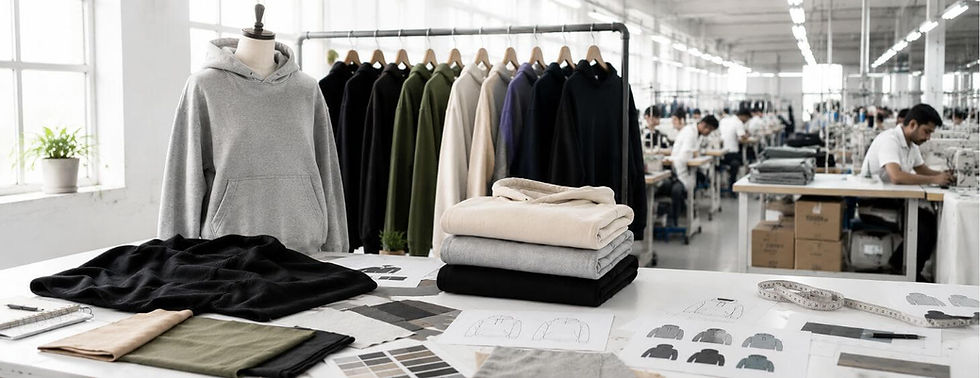 Custom Hoodie Manufacturing Guide 2026 for Fashion Brands