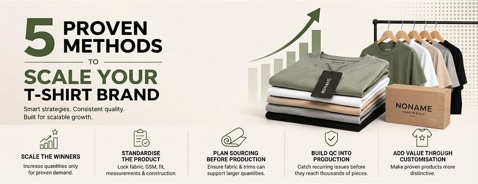 5 Proven Methods to Scale Your T-Shirt Brand