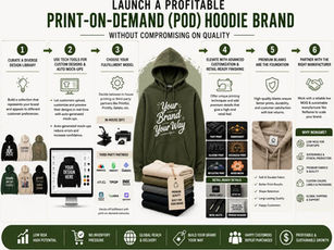 Launch a Profitable Print-on-Demand (POD) Hoodie Brand Without Compromising on Quality