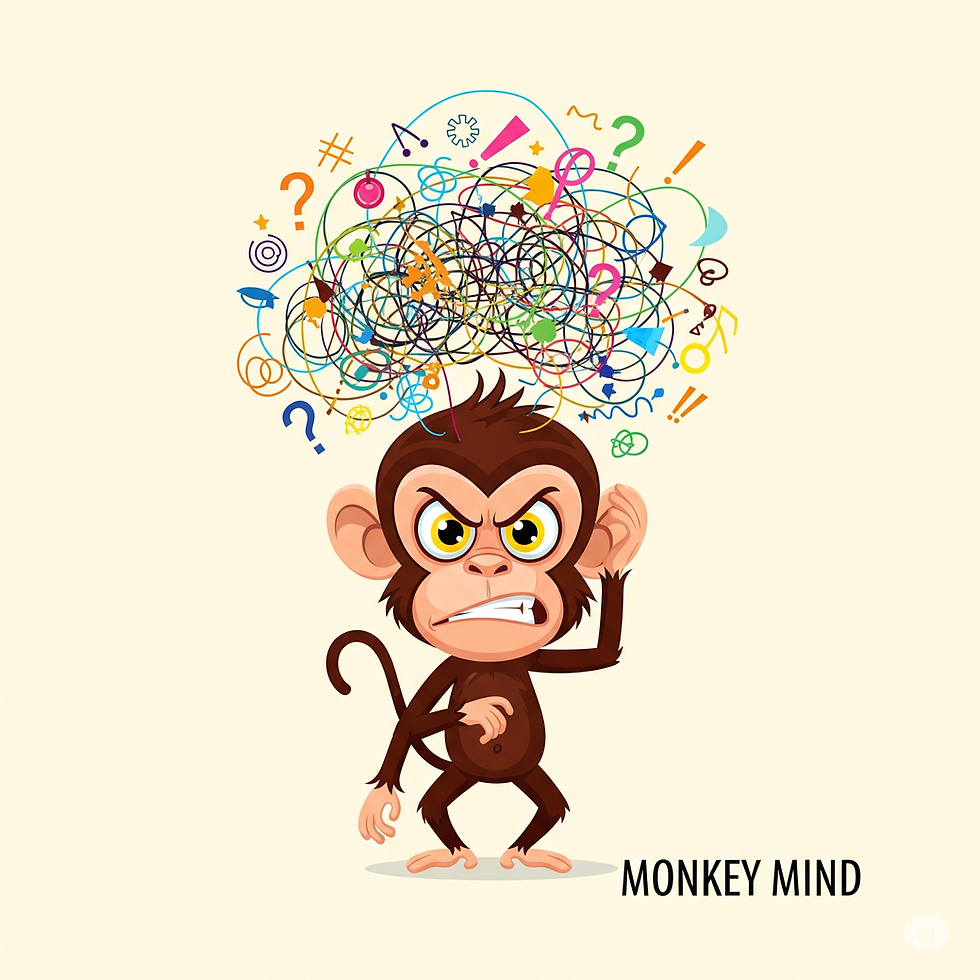 La Permacomptabilité Sacrée face au défi du Monkey Mind : Apprivoiser l'esprit pour régénérer le monde
