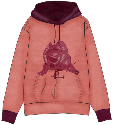 Weekday Helmer Hoodie Obesity_Texture.pn