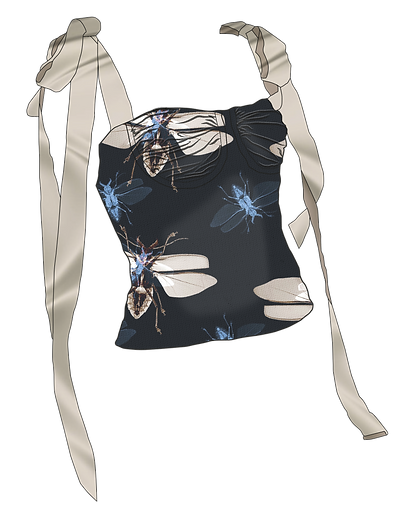 Orseund Iris Bustier Insects_Texture.png
