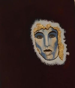 Irene Bergane, Reflection of light, Anita Bergane, Akryl på lerret, 50×50, 2HC