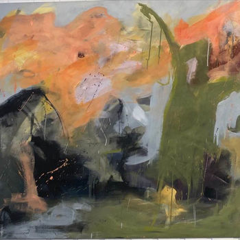 Maren Solbakken , Kraft, 150x120 akryl.jpg