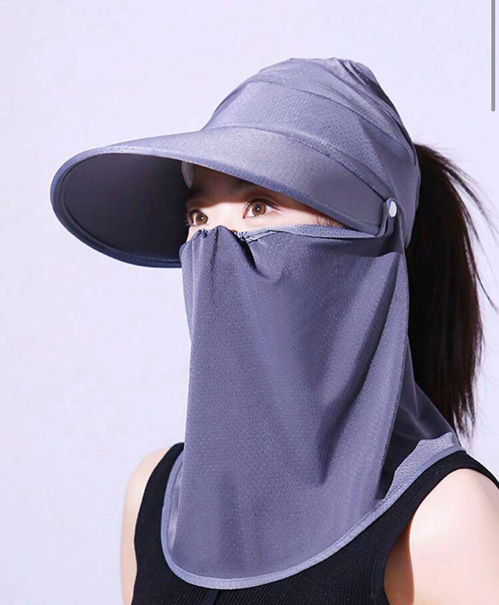 Thumbnail: Multifunctunal Sun protection Hat with breathable face mask