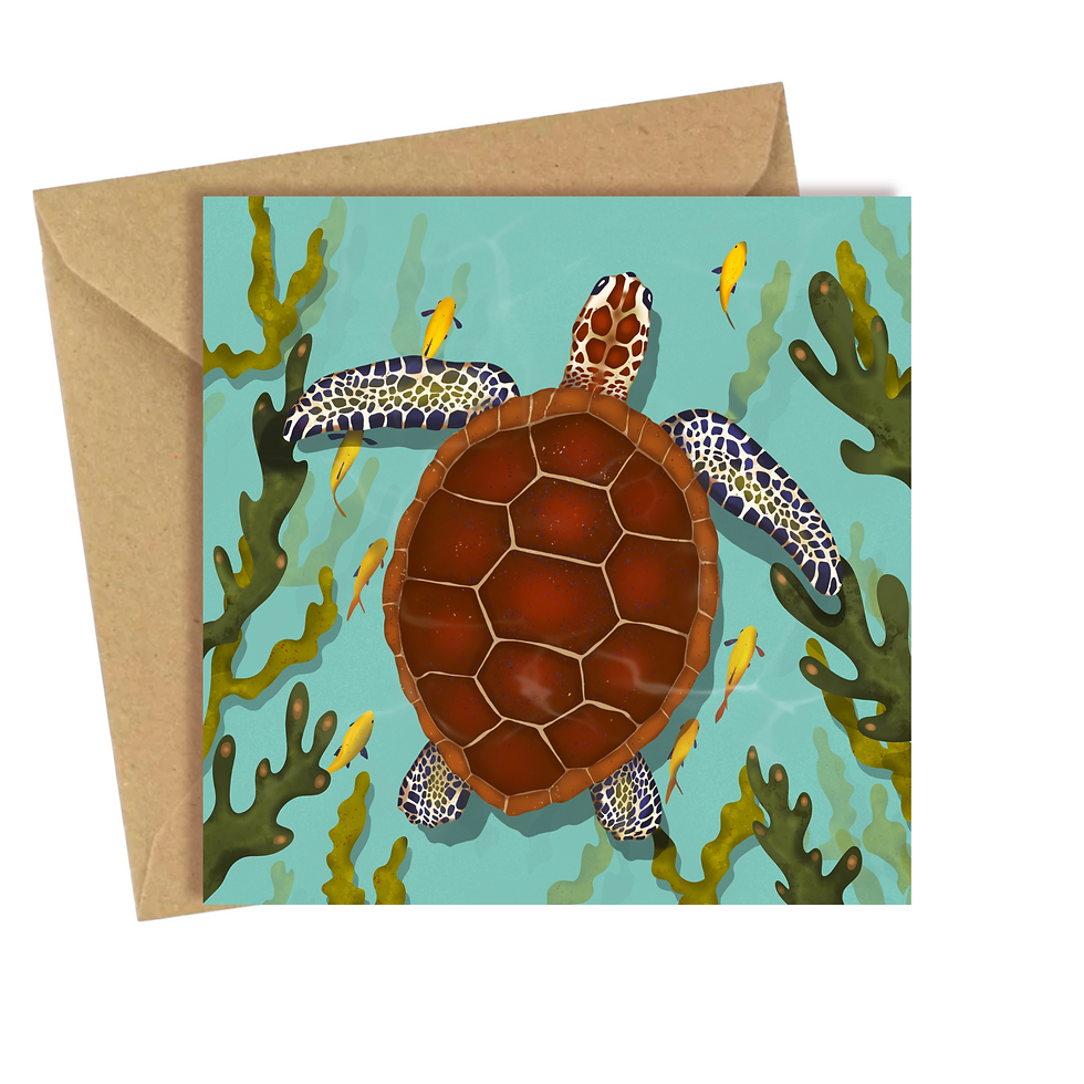 Ocean Waves Carte carrée