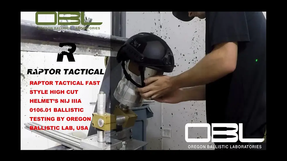 Thumbnail: Raptor Ballistic Helmet NIJ IIIA 3A 0106.01 ACH MICH Full Cut FAST High Cut Clo