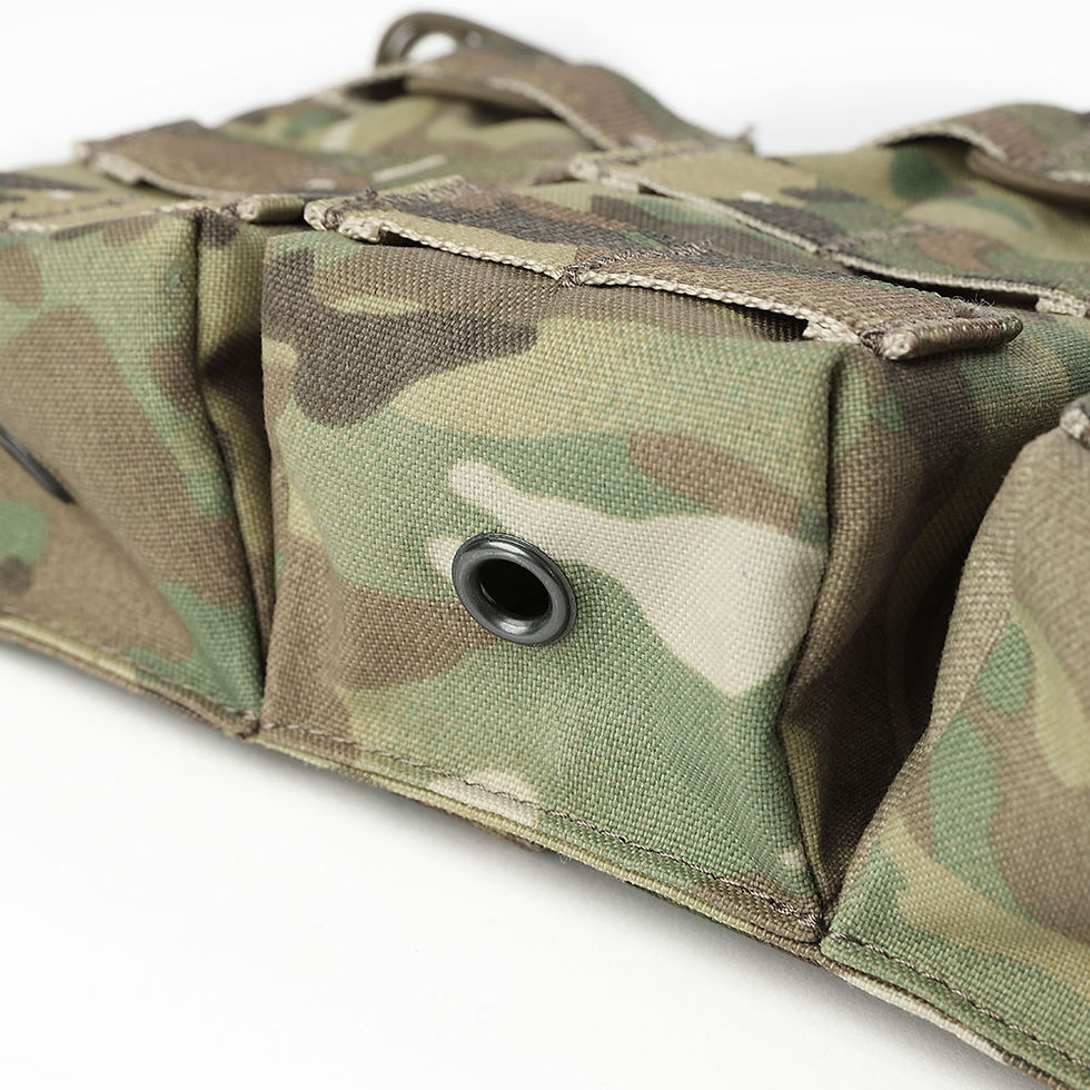 Thumbnail: Cordura 500D Nylon 7.62 Open Top Molle Mag Pouch