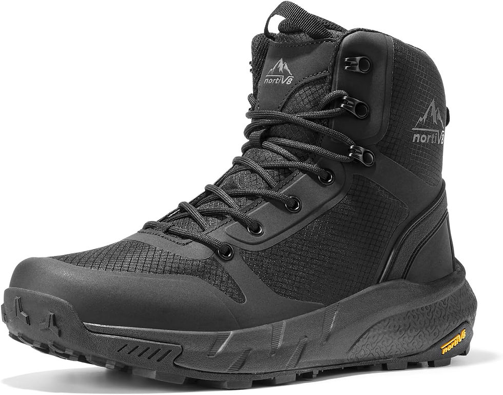 Thumbnail: NORTIV 8 Men's Military Tactical Boot Lightweight Comfortable Boots for Work Al