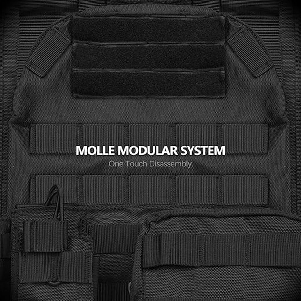 Thumbnail: Tiexuebing Magnetic Quick Release Tactical Vest - Airsoft Vest MOLLE System Nyl