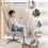 Thumbnail: Armless Adjustable Swivel Wide Cross-Legged Home Office Chair