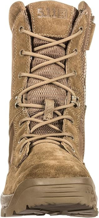 Thumbnail: 5.11 Tactical Men's Side-Zip Brown Boots, ATAC 2.0 8", Desert, Dark Coyote, Sty