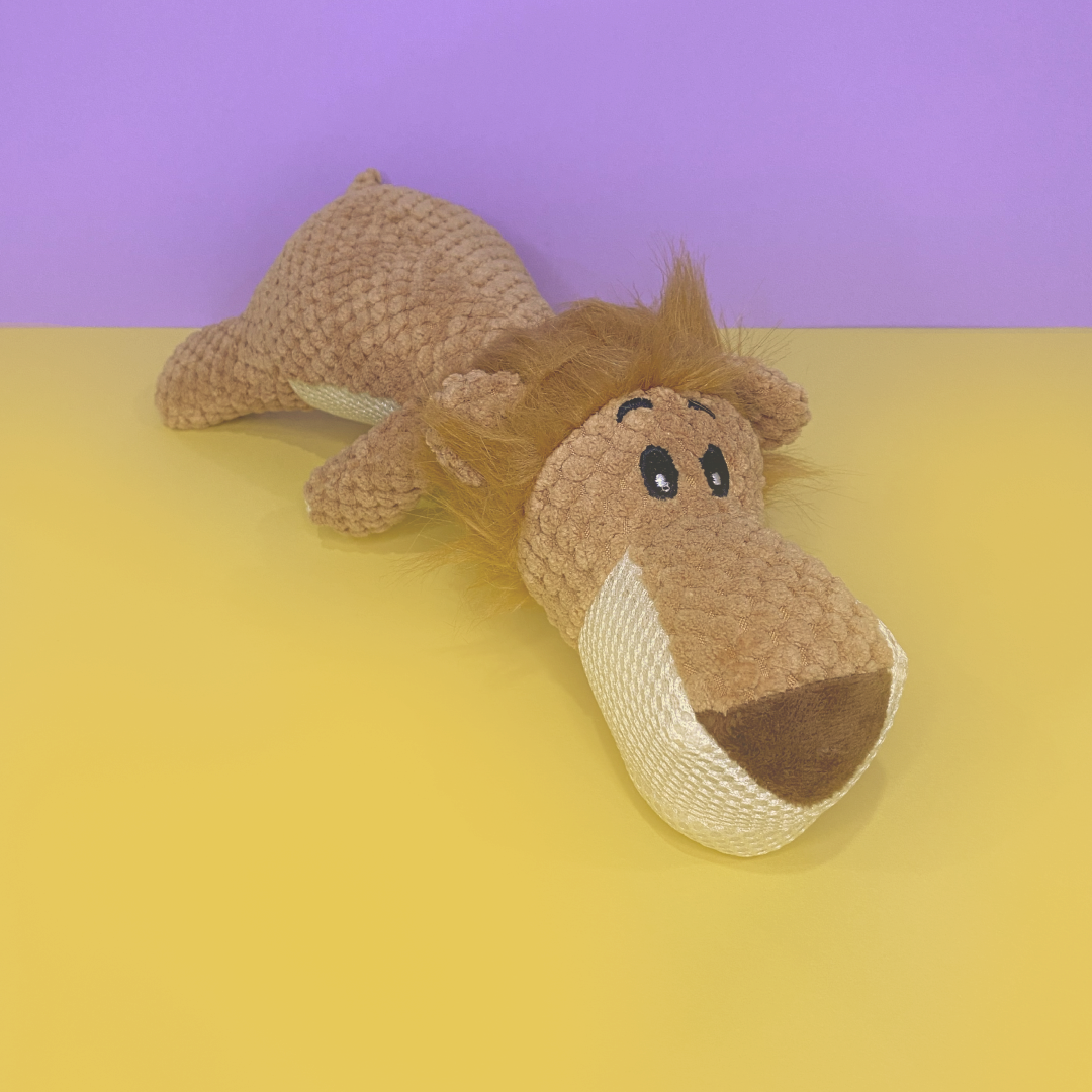 Peluche de textura tipo leon