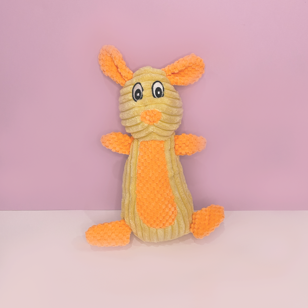 Peluche de textura tipo conejo