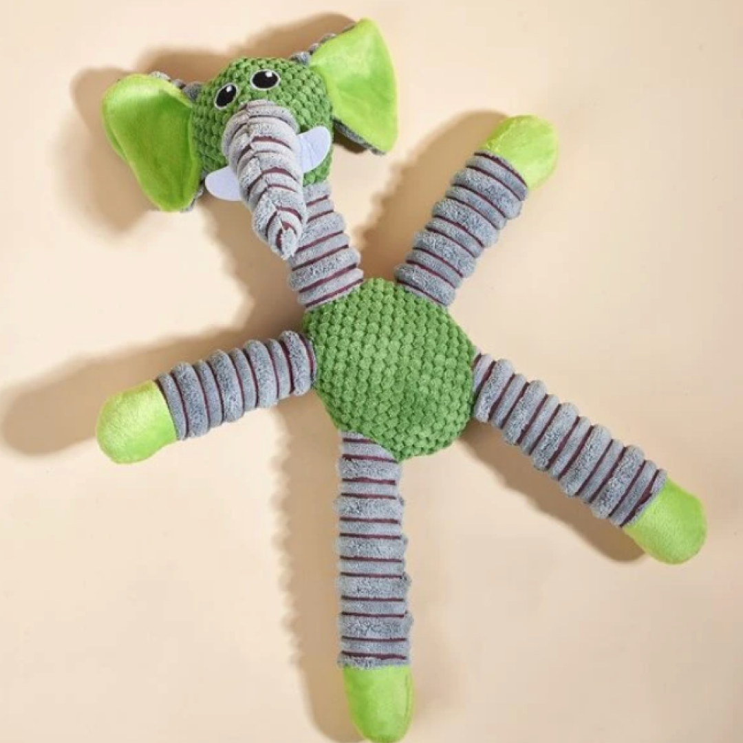 Peluche 4 patas elefante