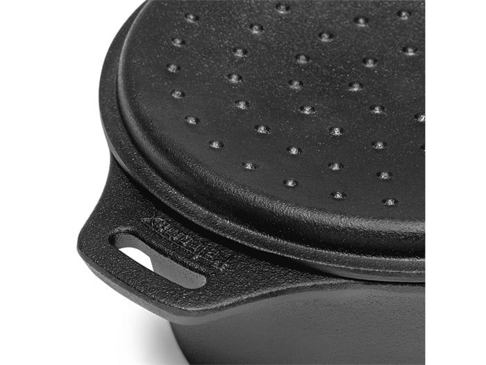 Thumbnail: Petromax Gietijzeren Steelpan KR1 met deksel 1L
