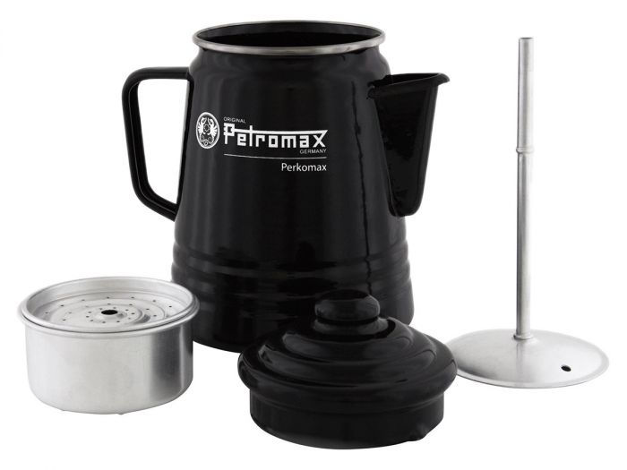 Thumbnail: Petromax Perculator "Perkomax" Zwart/wit 1,3L  PX PER-9-ZW/WI
