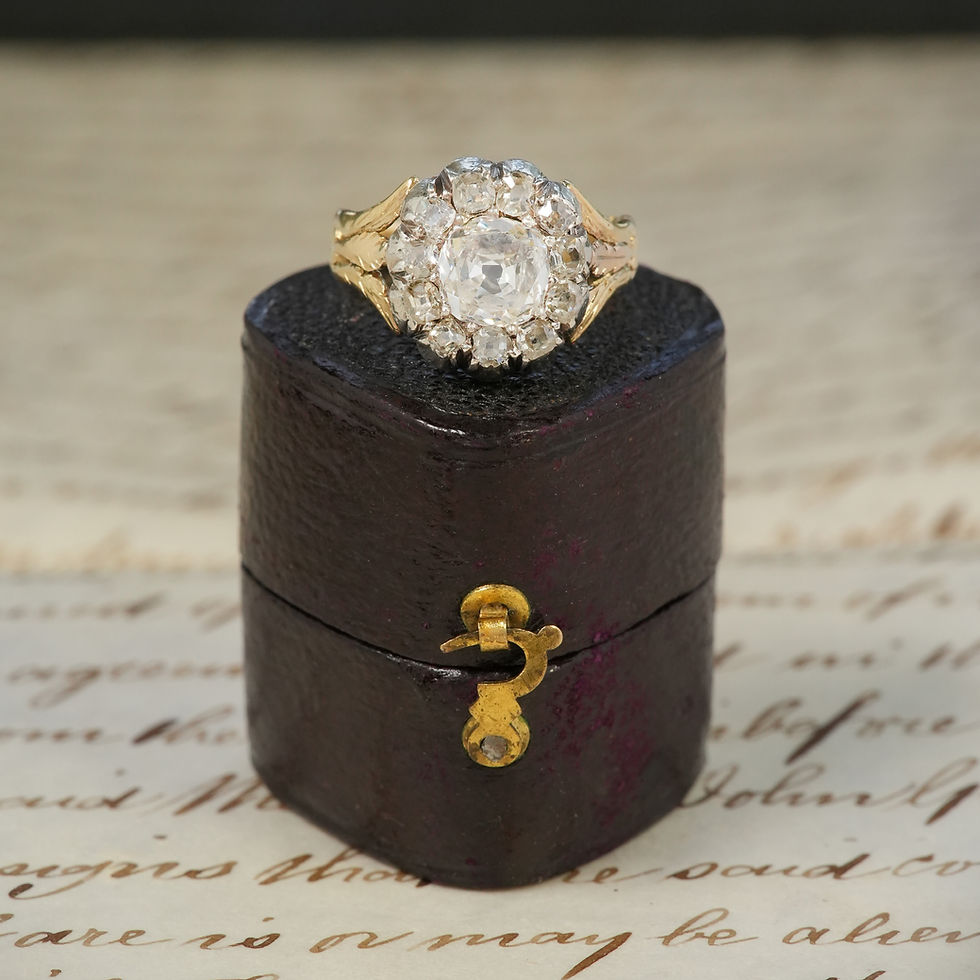 Thumbnail: Rare Georgian Diamond Ring