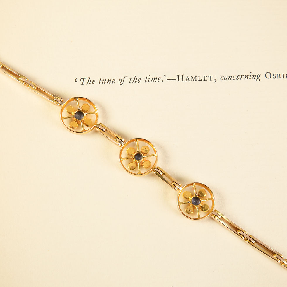 Thumbnail: Victorian Sapphire & Pearl Bracelet